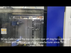 8 holte 28 mm nek anti-diefstal flip cap voor sap fles vorm koude runner