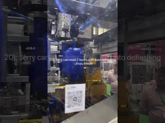 enkelholte 25L aangepaste Jerrycan Blow Mold met handvat dubbele laag binnen auto-deflashing