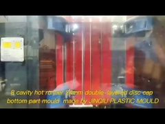 8 Holte 24-410 Disc Top Dop Cap Up Deel PP Injectievorm voor 160-200T Machine